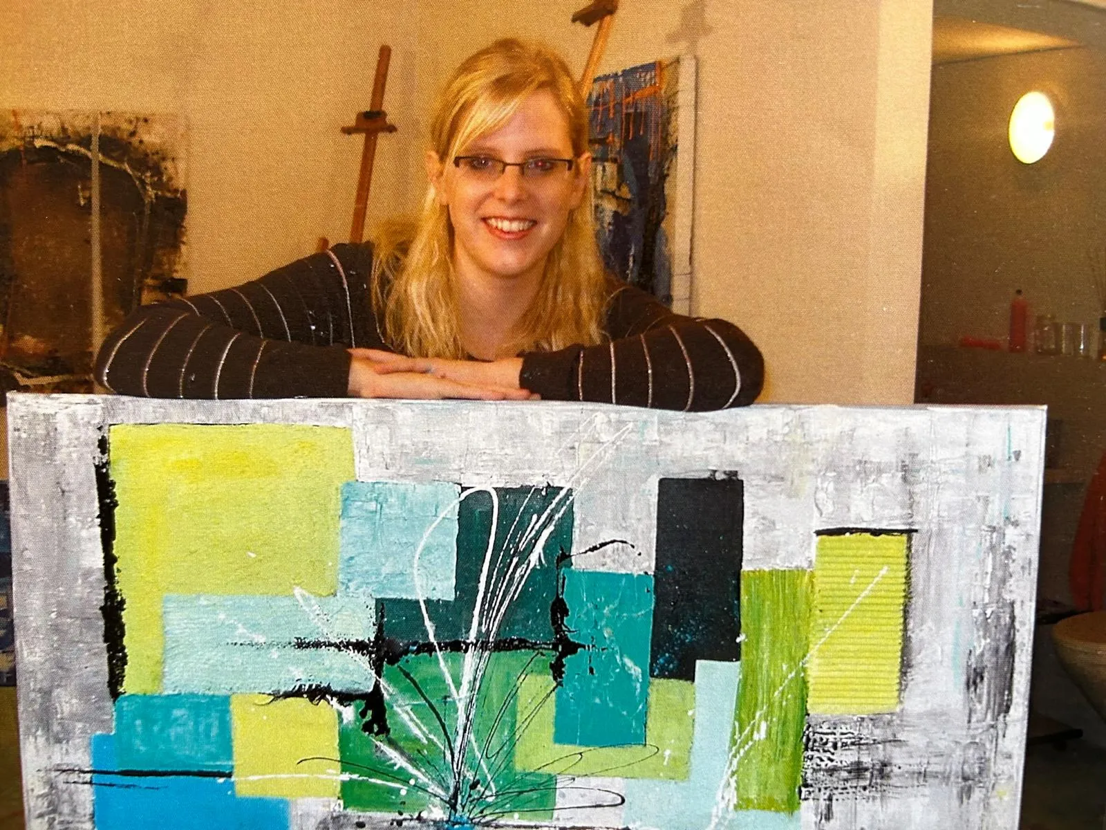 Gemeinsamer Malabend im Atelier